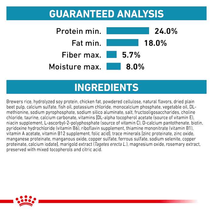 Hypoallergenic Hydrolized Protein Cat Dry Food C573