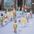 12 Pcs Christmas Nutcracker Yard Signs with Stakes L3496
