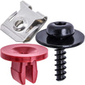 10 Sets T30 Engine Splash Shield Guard Screws Bolt Nut Clip Kit U9901