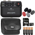 Ultracompact Portable Field Recorder with Lavalier Mic and Windscreen Accessory Kit P5019