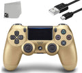 Gold Blue Wireless Controller Bundle with Charging Cable M167