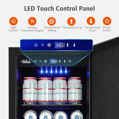 35L 250 Counts Electric Cigar Humidor Cabinet with Digital LED Screen V72225