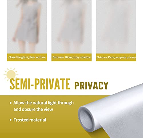 35.4 inch x 78.7 inch Black and White Glass Privacy Sticker H28524