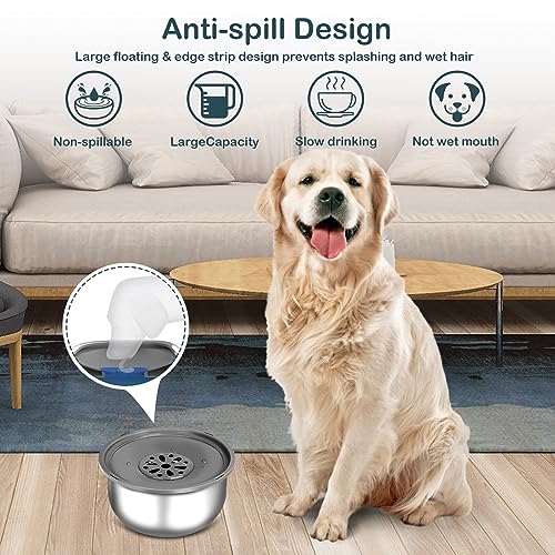 Large Capacity Stainless Steel Dog Water Bowl T46750