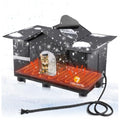 Weatherproof Large Cat Shelter with Roof Window and Cozy Cushion P146569