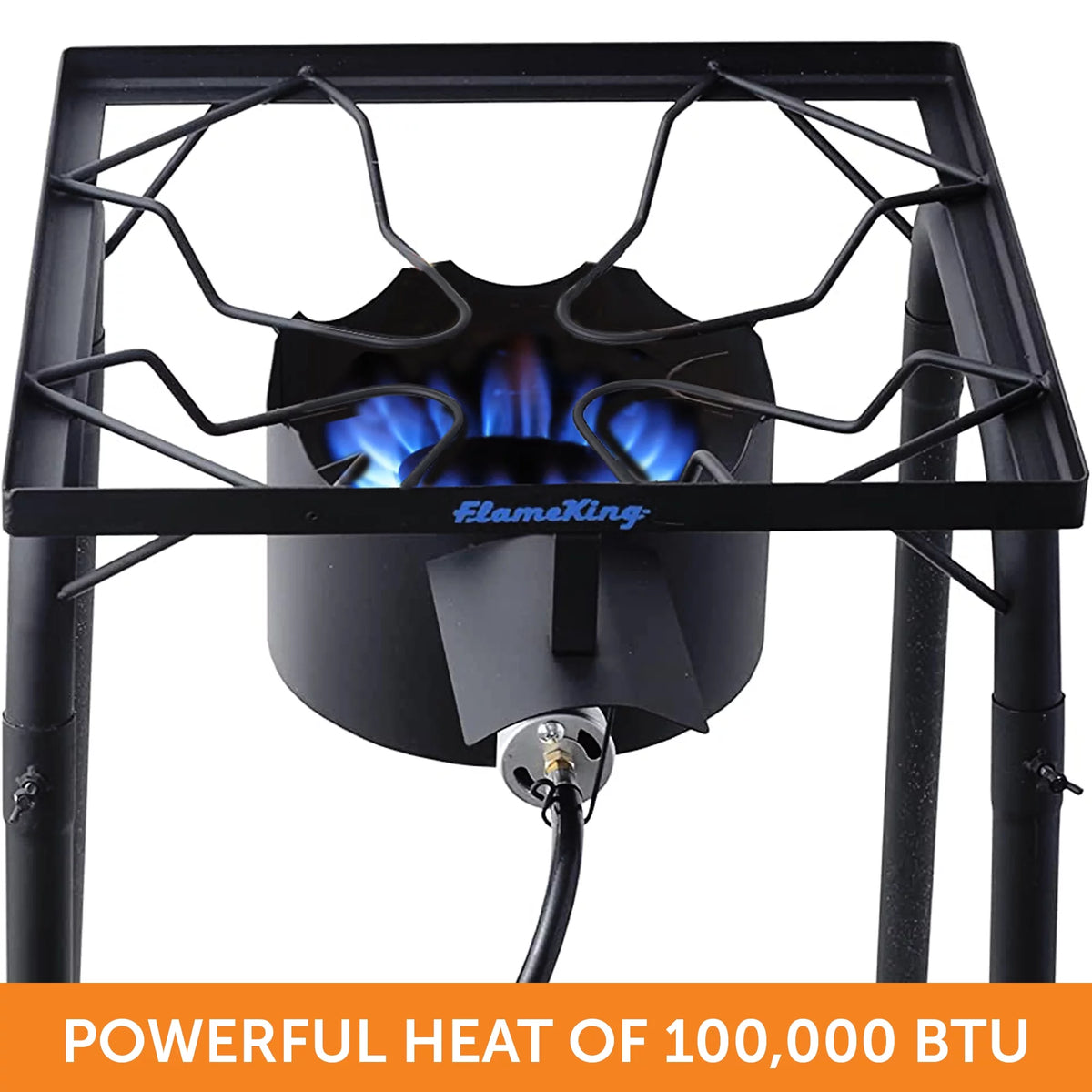 100,000 BTU LP Gas Outdoor Stove Burner with Regulator Hose G9302