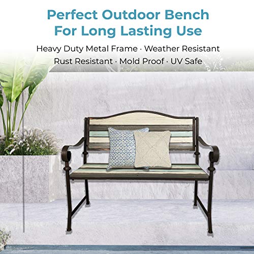 Cast Iron Patio Bench S13486