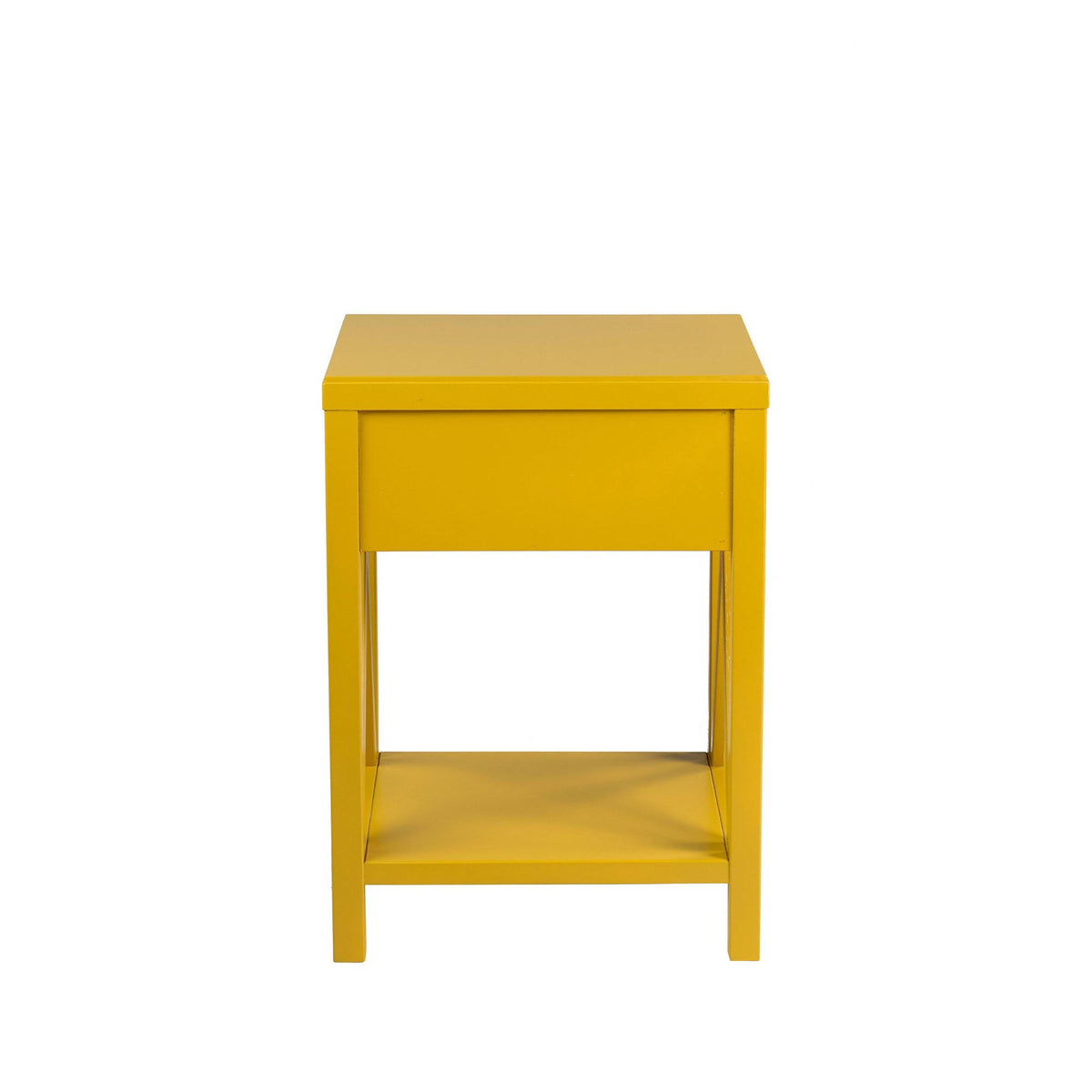 Yellow Acacia Accent Table O353