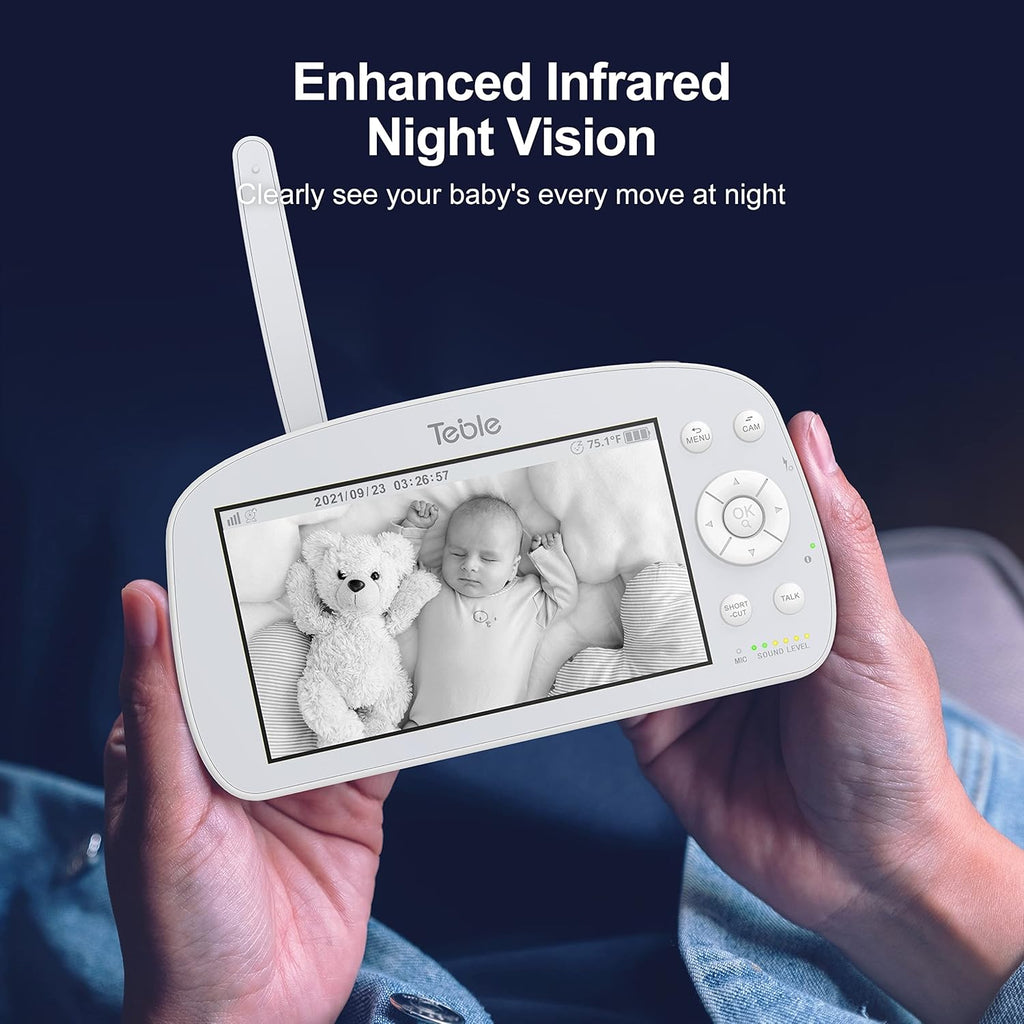 5.5" HD Video Baby Monitor with Camera and Audio K153774
