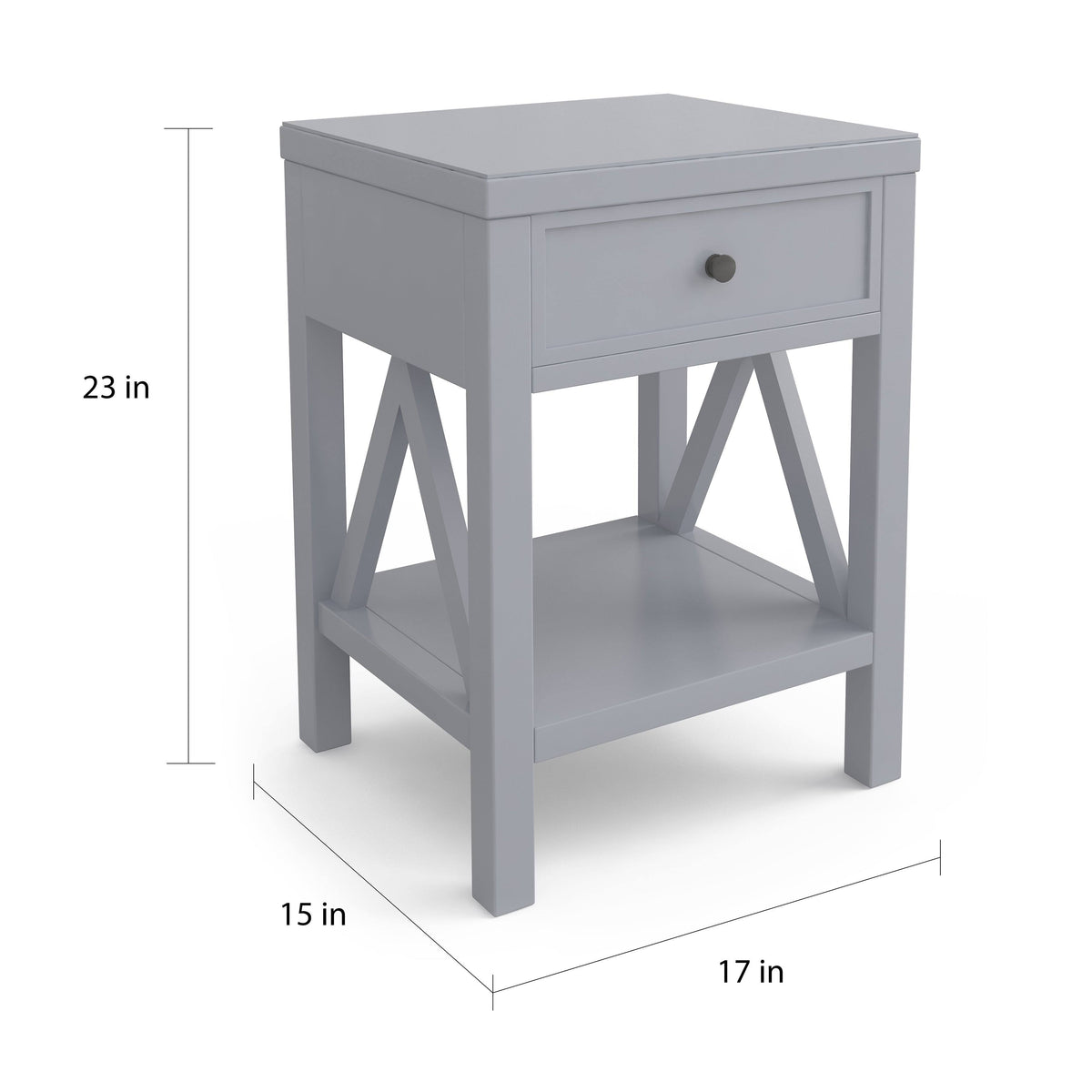 Yellow Acacia Accent Table O353