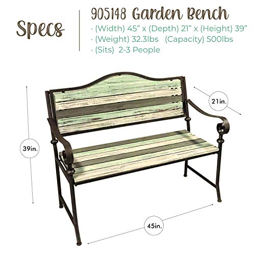Cast Iron Patio Bench S13486