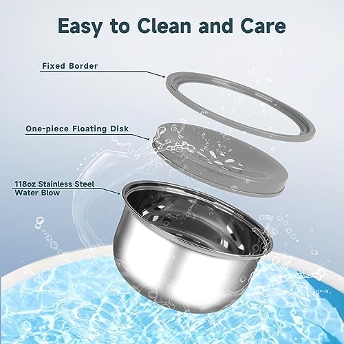 Large Capacity Stainless Steel Dog Water Bowl T46750
