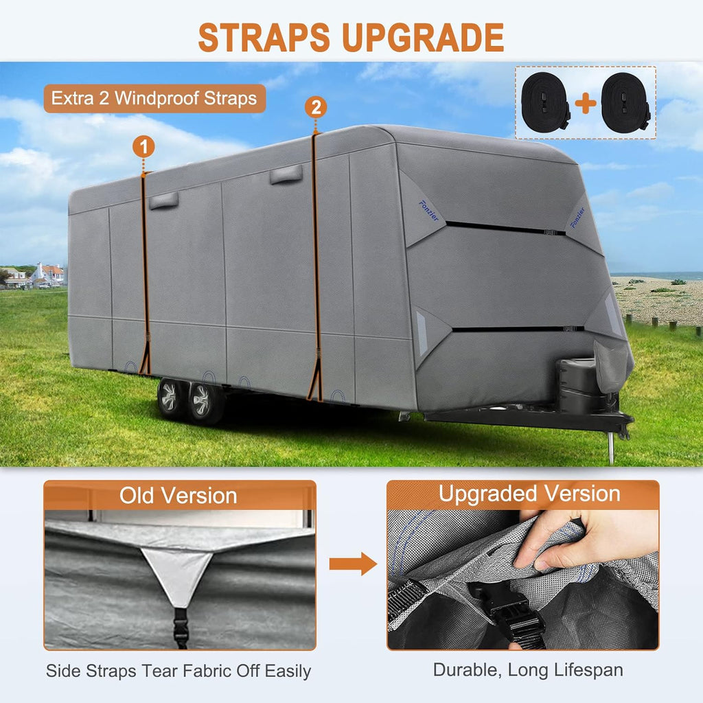 Heavy Duty 5 Layers Anti-UV Travel Trailer Cover 31'1 - 34' Z971