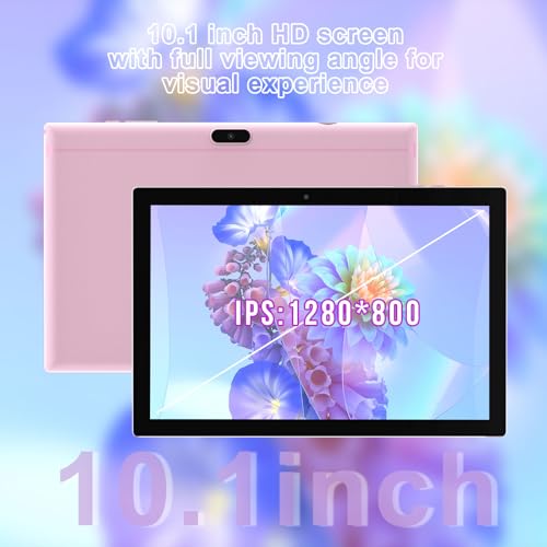 Blue 10.1 inch Android 14 Tablet with Keyboard Case Mouse Stylus Film, 8GB+64GB, 1280*800 HD Touch Screen, 8MP Dual Camera, Wi-Fi Bluetooth S968