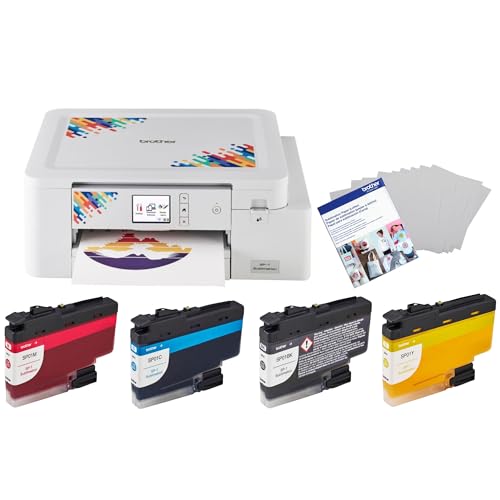 Sublimation Printer with 4-Color Sublimation Ink Cartridges and 100 Sheets Sublimation Paper N23460