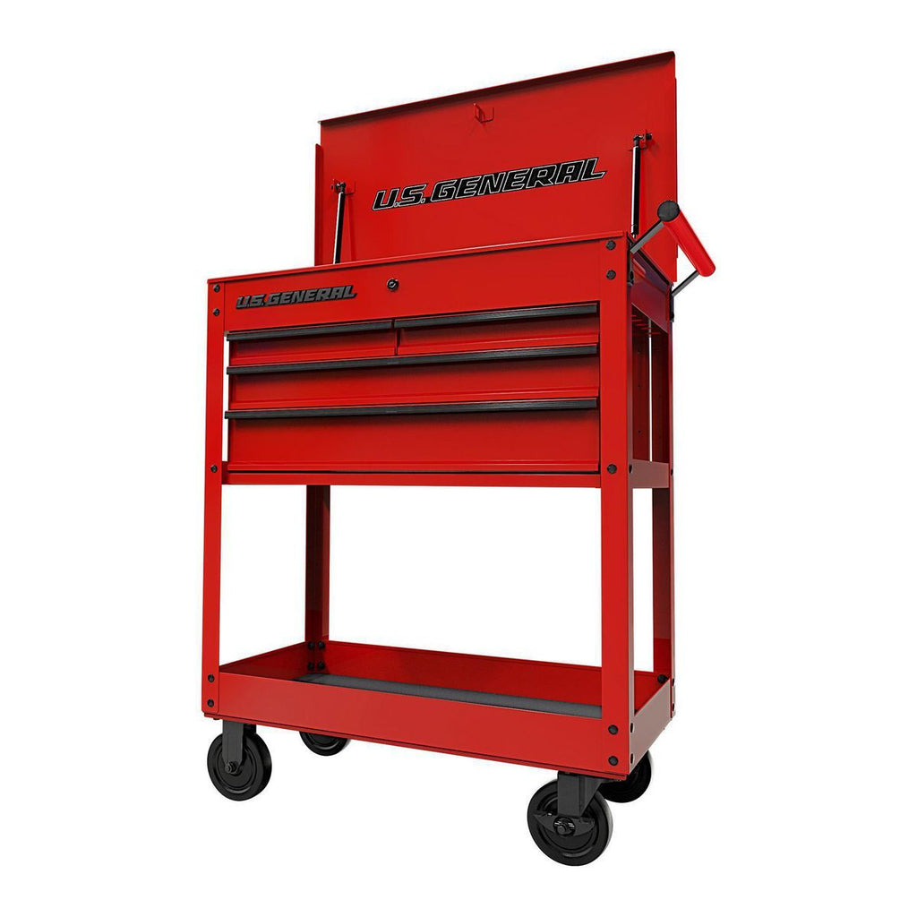 Red 4-Drawer Tech Cart V575