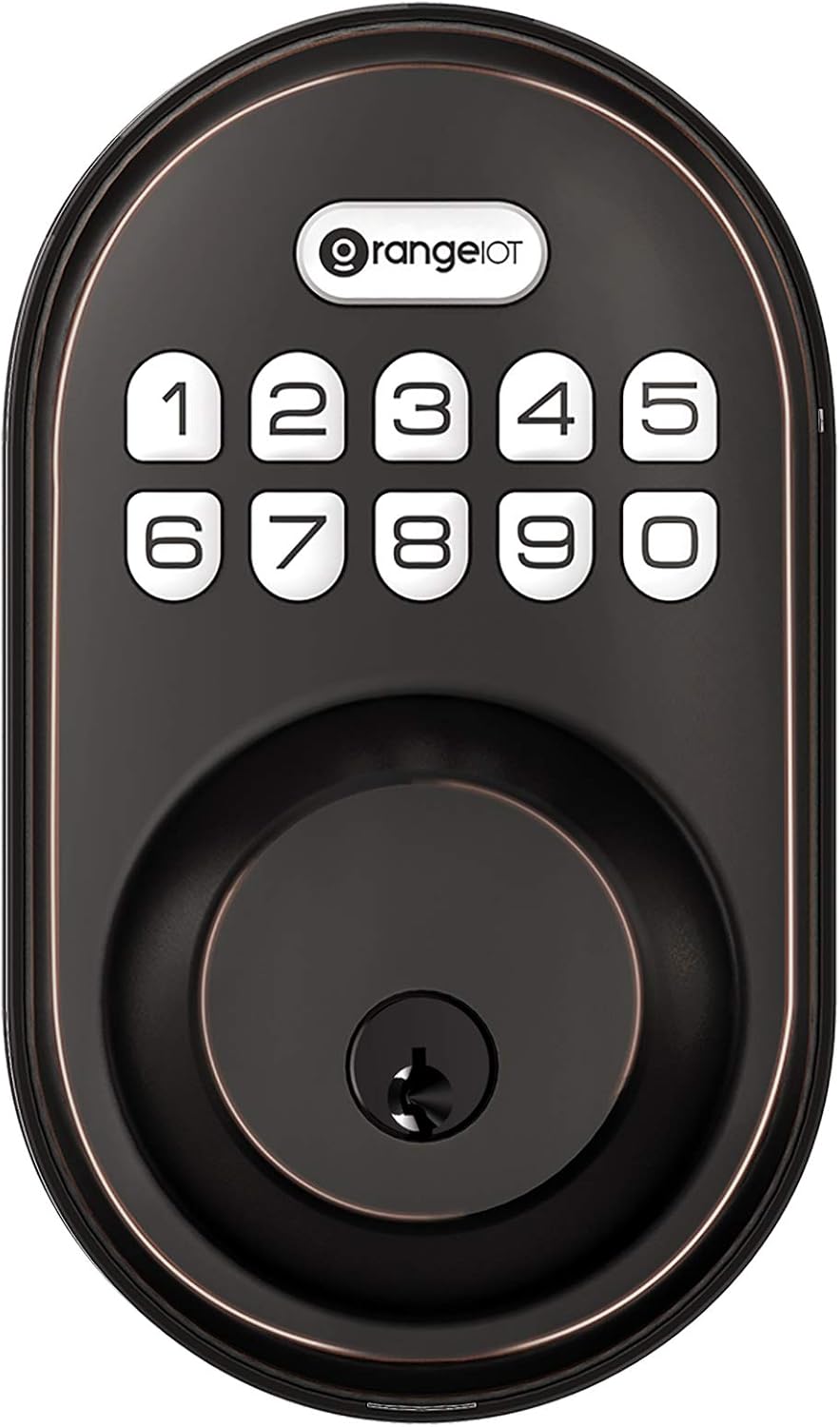 Satin Nickel Keyless Entry Deadbolt Lock Pack of 2 U434888