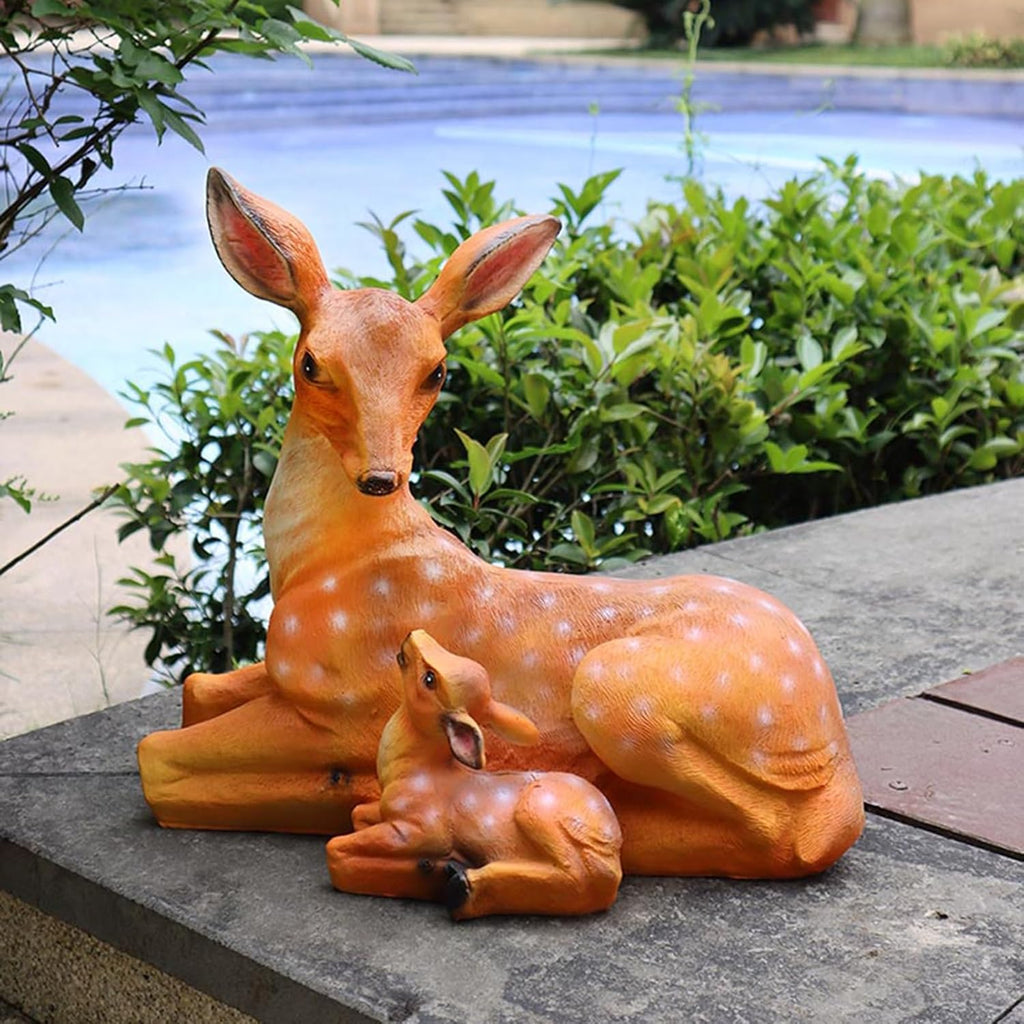 Sika Deer Animal Sculpture Lawn Statue S470