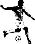 Soccer Player Peel & Stick Giant Wall Decal P3651