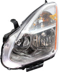 Headlight Assembly for Nissan Rogue 2009 2010 Driver Side Halogen G516