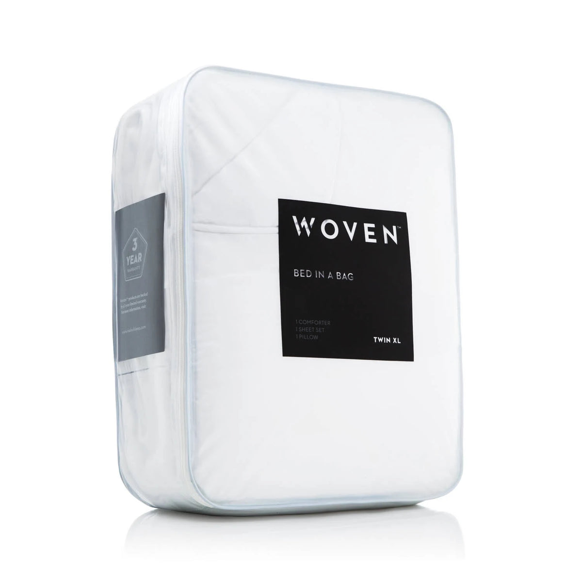 Split Cal King White Reversible Bed in A Bag C927220