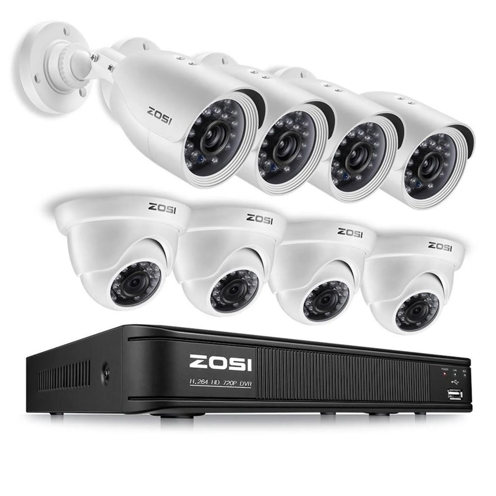 8 Channel 720p DVR Security Camera System M72688