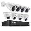 8 Channel 720p DVR Security Camera System M72688