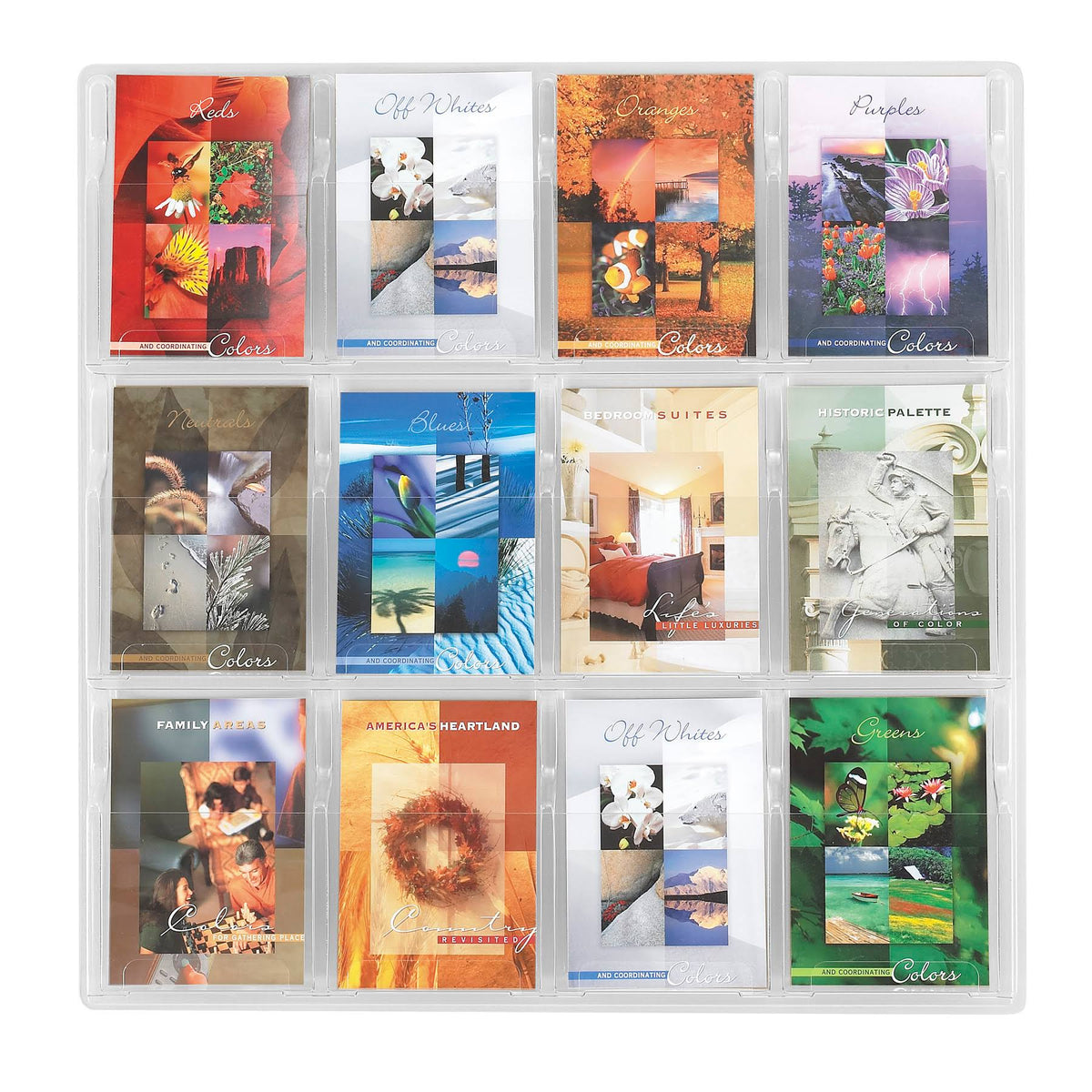 Clear 12-Pocket Plastic Booklet Display Rack B69117