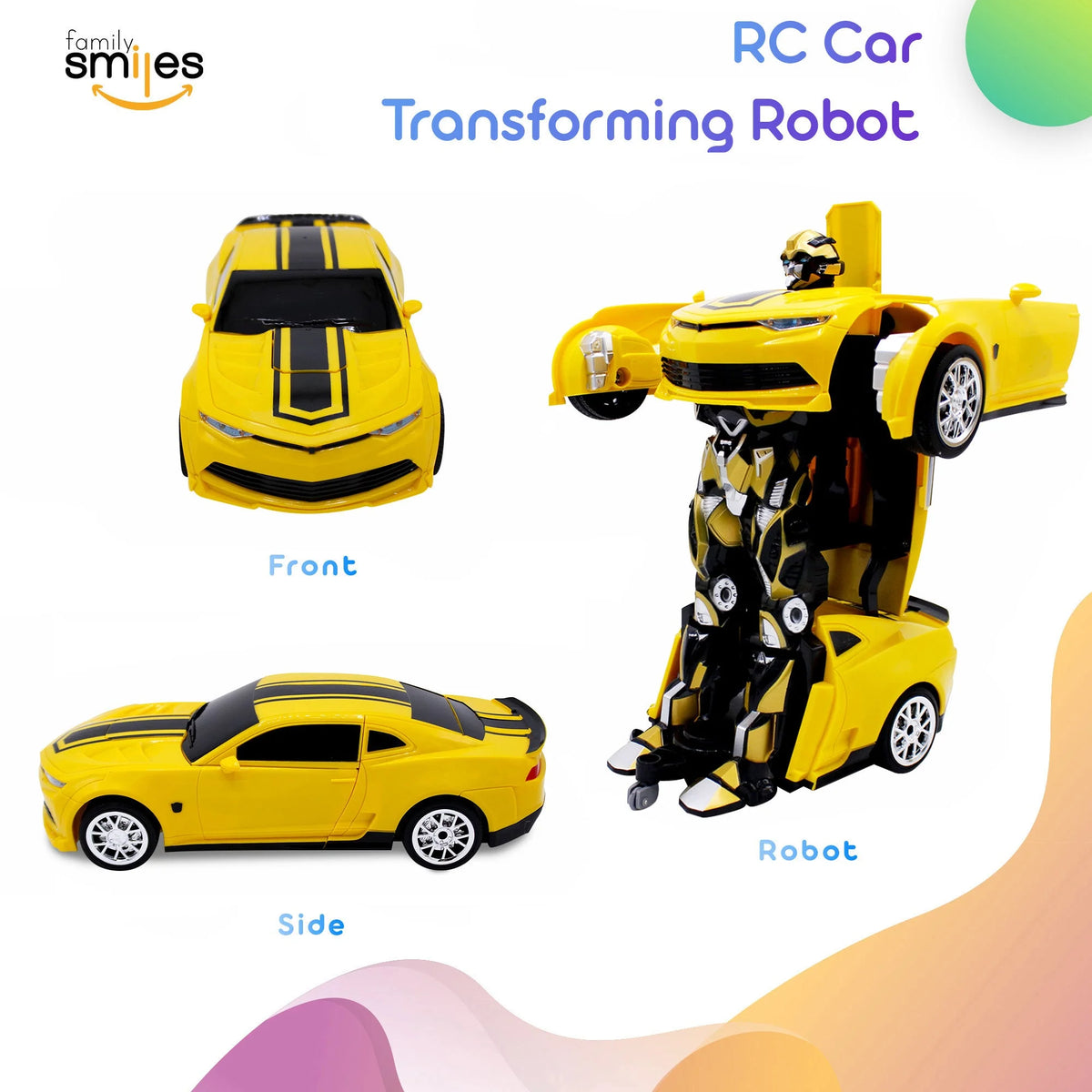 Remote Control Transforming Toy Car Robot L942167