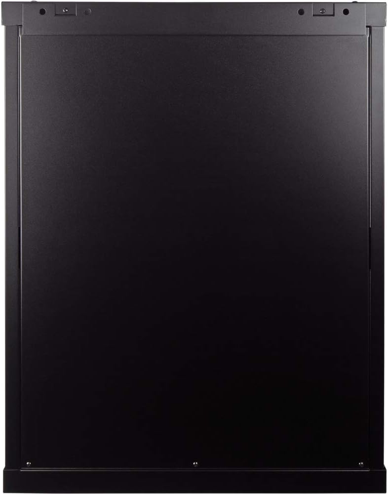 15U Wallmount Cabinet Enclosure 19-Inch Server Network Rack with Locking Perforated Door Black F594