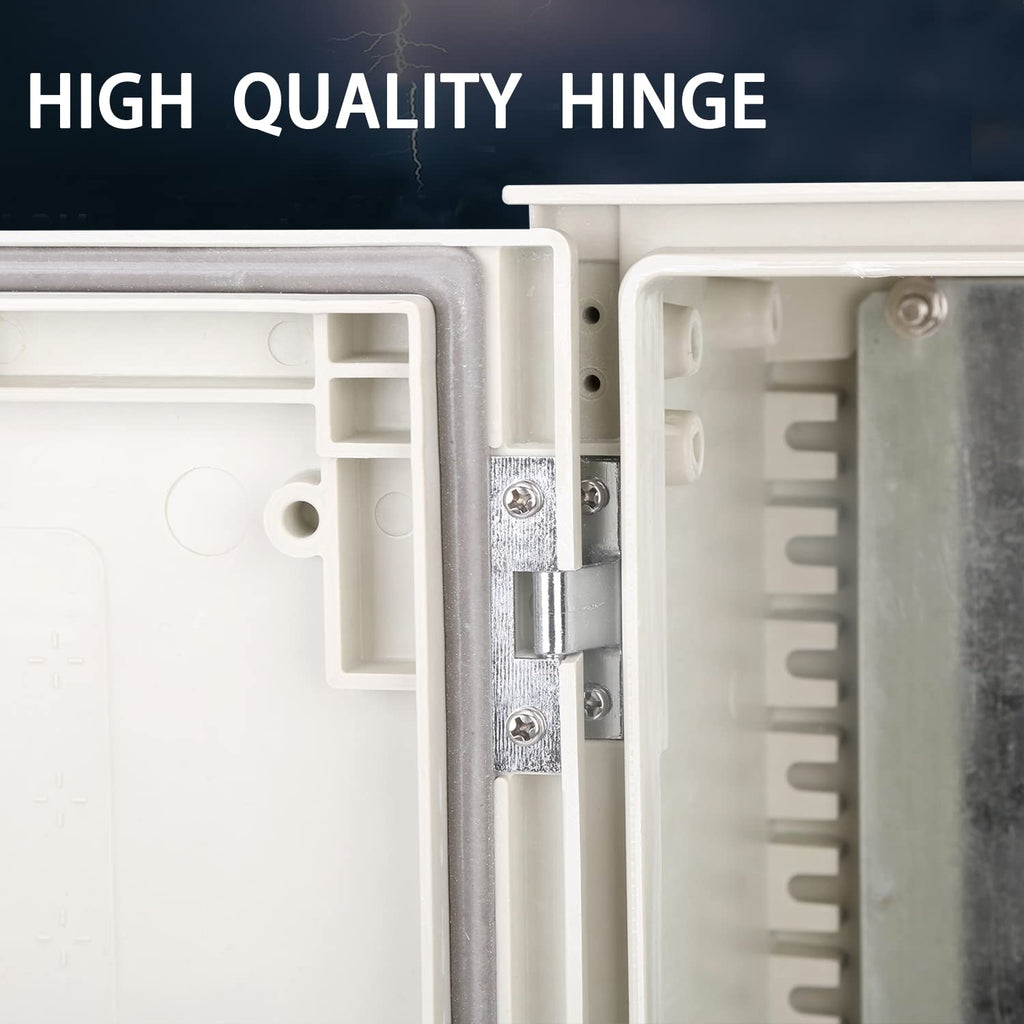 19.7×15.7×7.9 Fiberglass IP65 Weatherproof Wall-Mounted Electrical Enclosure Box K891