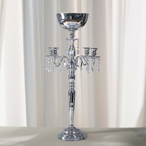 5 Arms Metal Tealight Candle Holder J23119