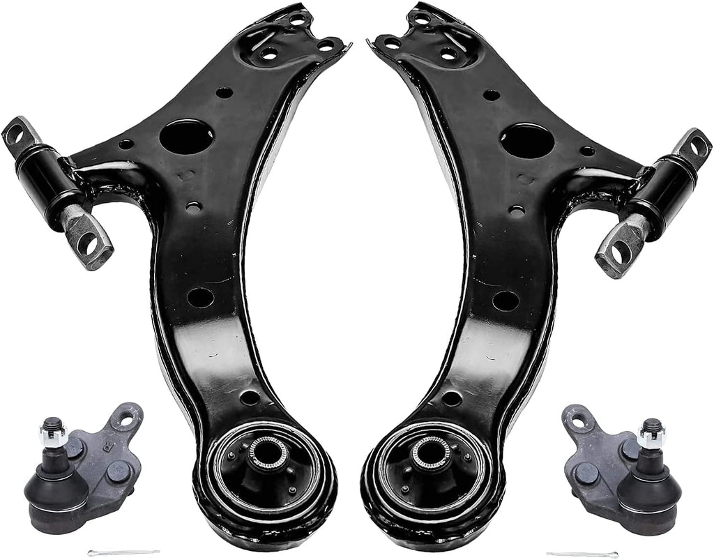 Front Lower Control Arms with Ball Joint Sway Bar Tie Rods with Boot U60977