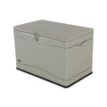 80 Gallon Beige Plastic Deck Box X34473