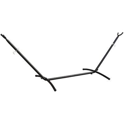 Natural Double Hammock with Steel Stand and Carrying Case O77795
