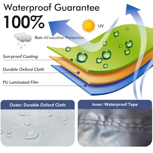 10' x 10' Black Waterproof Oxford Cloth Dog Kennel Cover J602