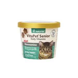 Senior Daily Vitamins Plus Glucosamine Cat Soft Chews R96132