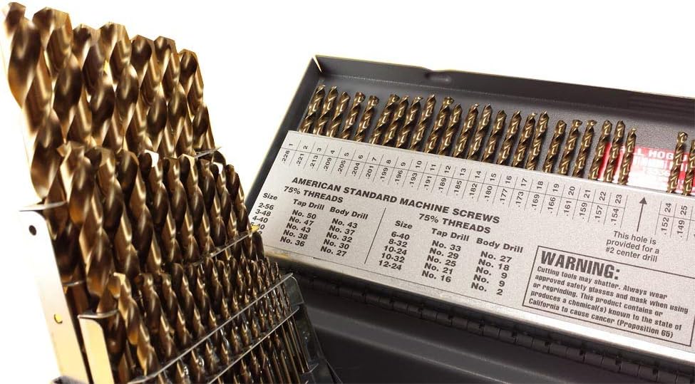 115 Pc Cobalt M42 Drill Bit Set P8648