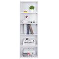 5-Tier Narrow Bookshelf with Adjustable Shelves S368