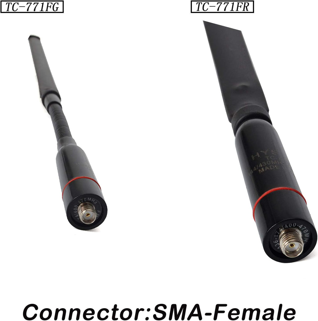 Tactical Antenna VHF UHF 2M 70CM Dual Band SMA-Female Two Way Radio O7900