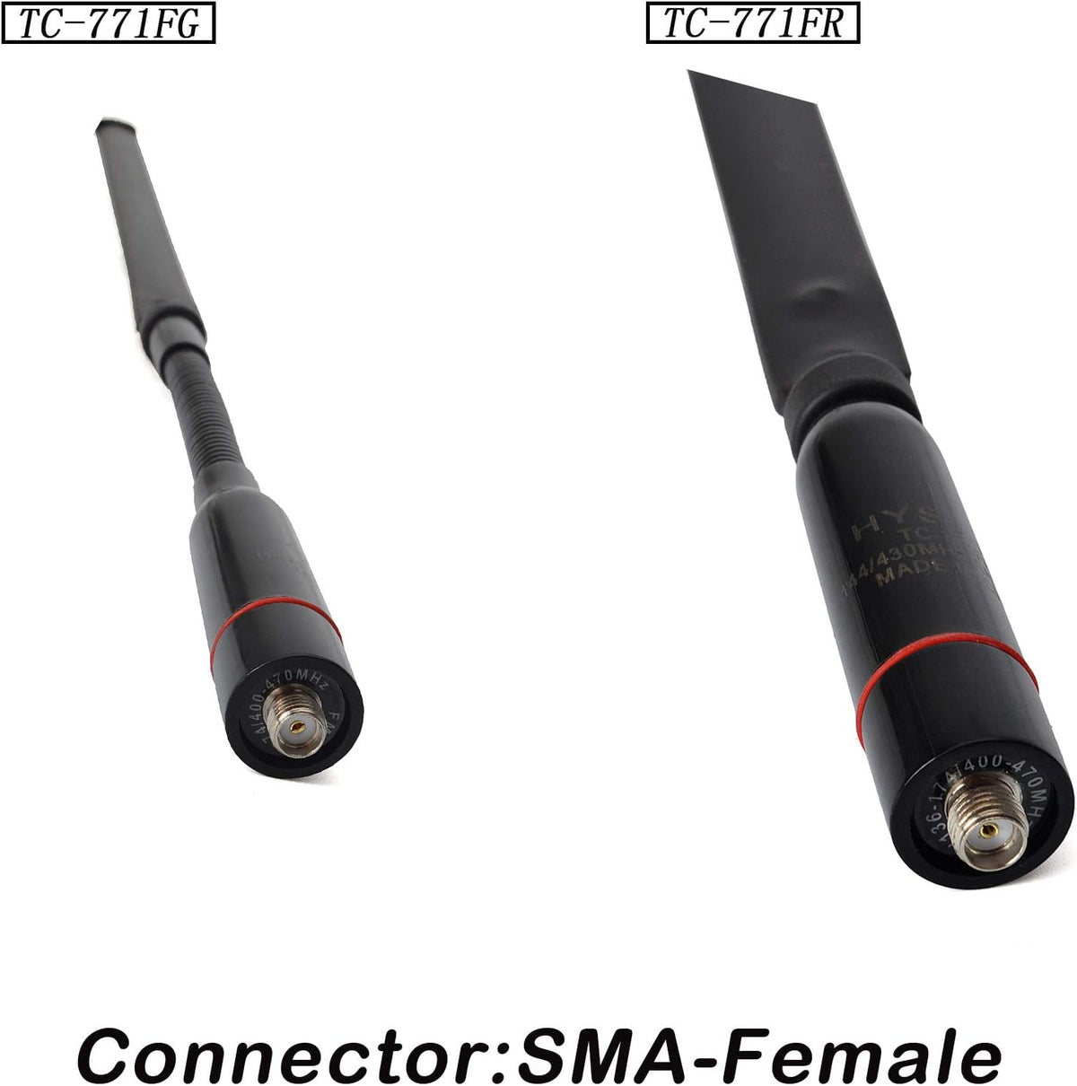 Tactical Antenna VHF UHF 2M 70CM Dual Band SMA-Female Two Way Radio O7900