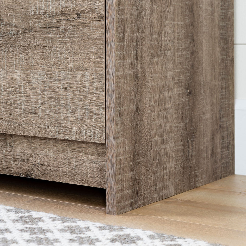 5 Drawer Weathered Oak Dresser R115