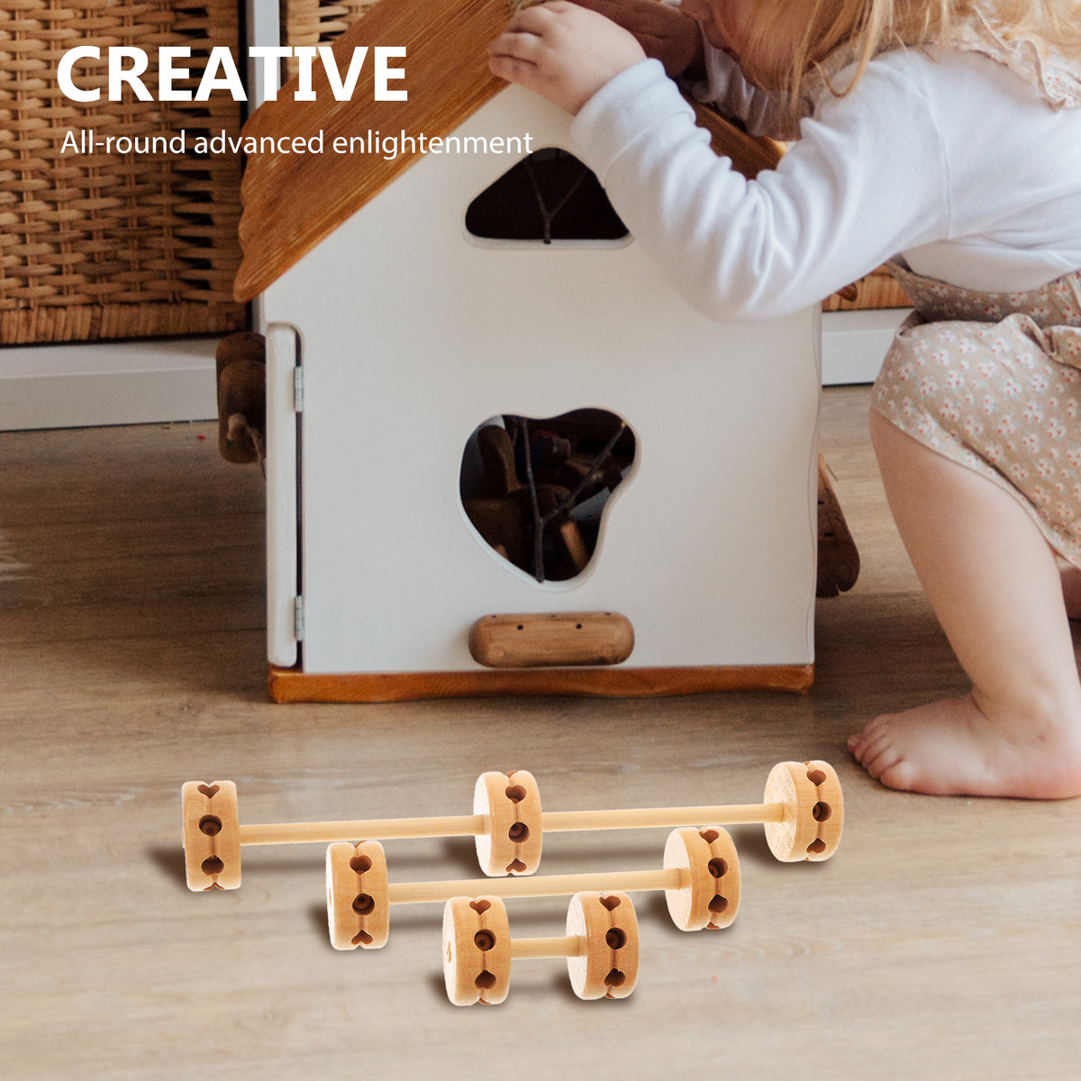 3d Magnetic Wooden Building Blocks Toys N397390