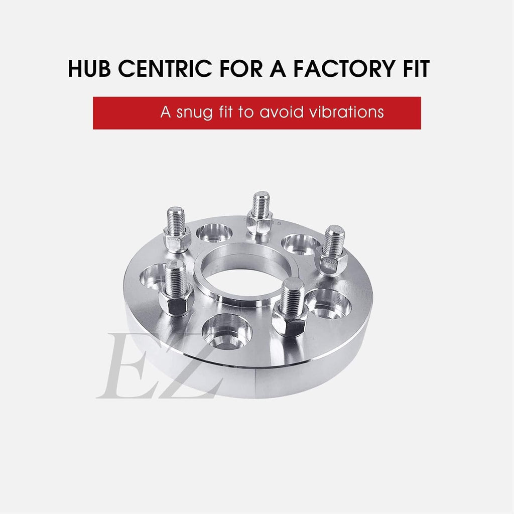 4 Hub Centric Wheel Adapters 5 Lug 130mm 1" S562