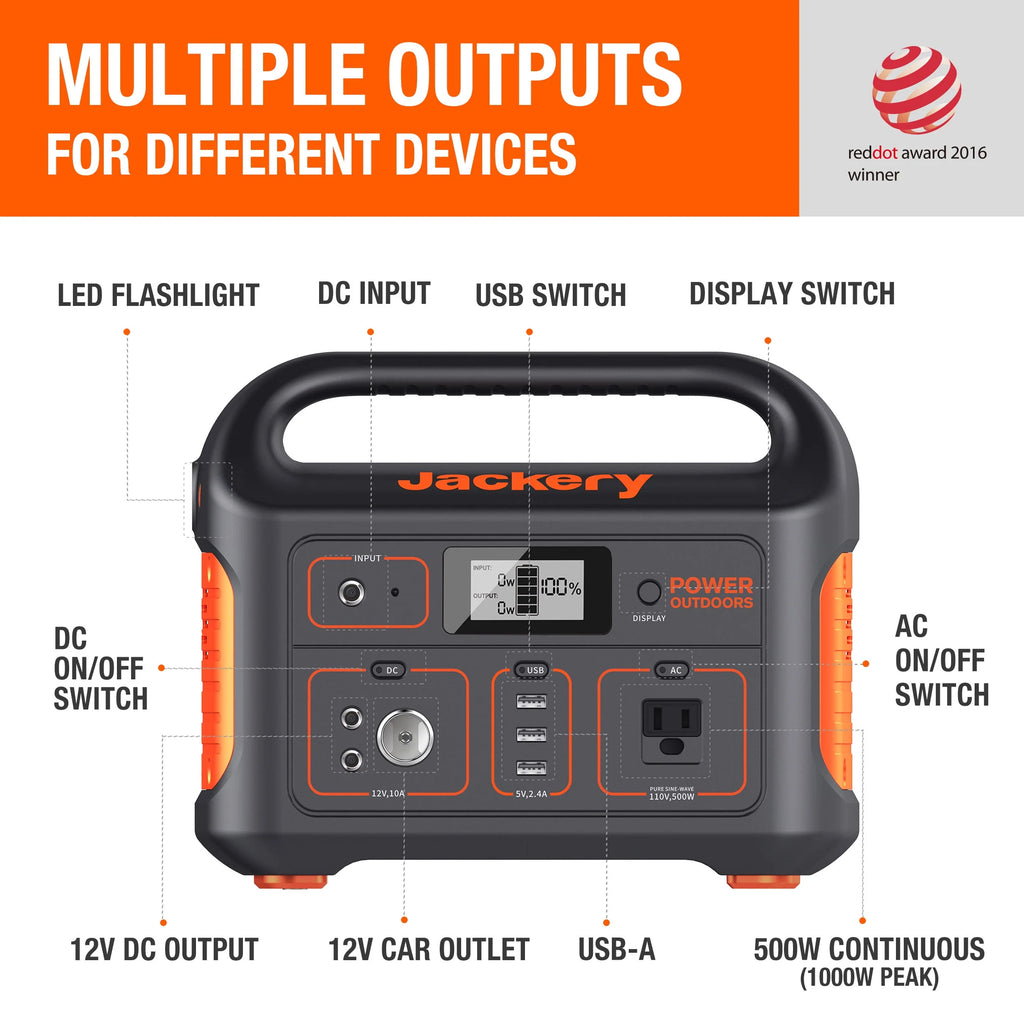 Portable Power Station 500 Watts O56410