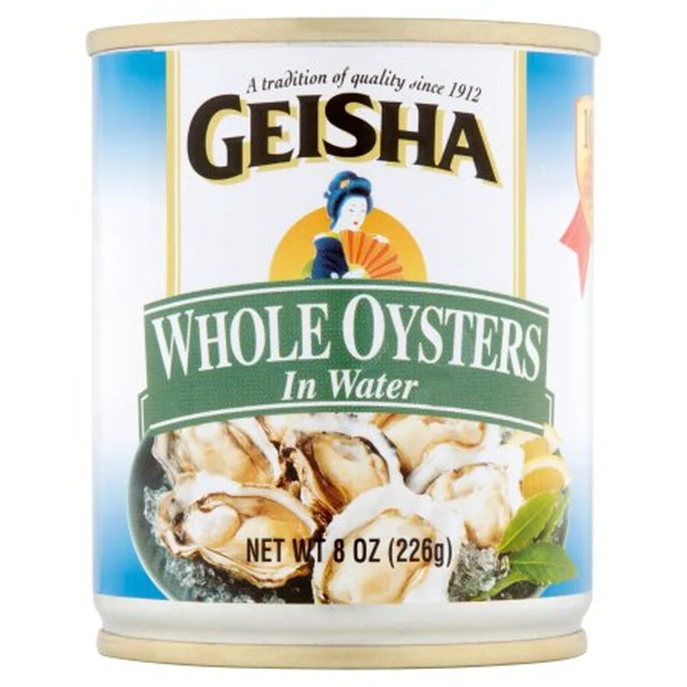 Whole Oysters in Water Pack of 4 X2838