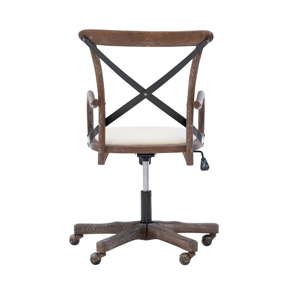 Brown Wood Office Chair A135391