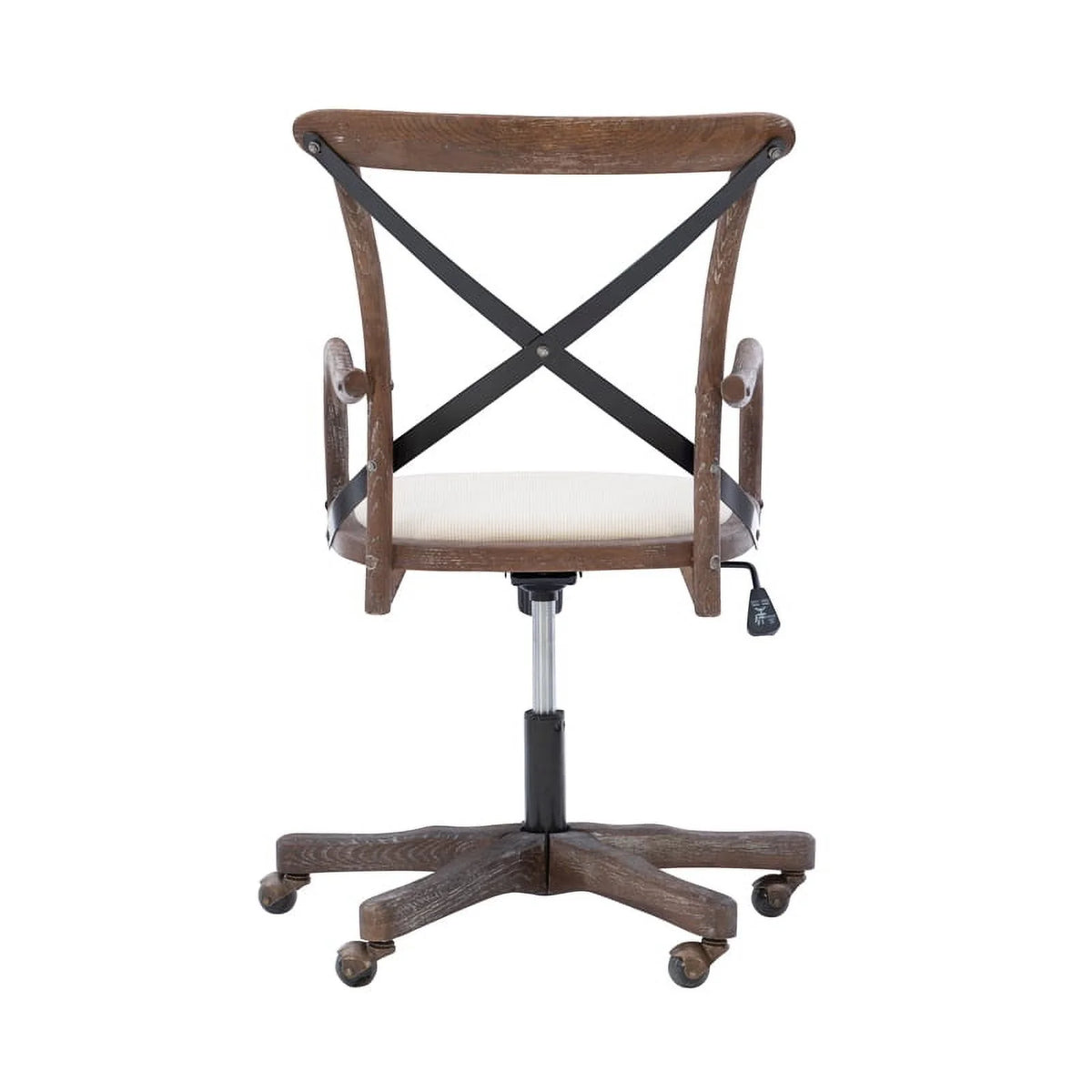Brown Wood Office Chair A135391