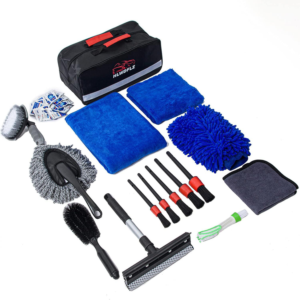 27pcs Car Wash Cleaning Tools Kit Car Detailing Set Blue N567