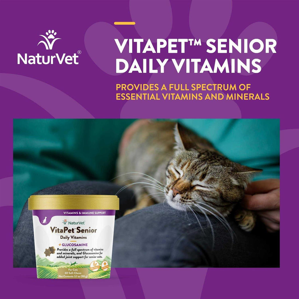 Senior Daily Vitamins Plus Glucosamine Cat Soft Chews R96132